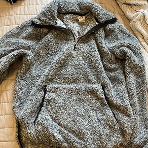 Soft furry sweater shirt
